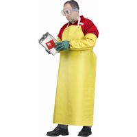 Flame Resistant Aprons, Neoprene/Polyester, 48" L x 35" W, Yellow Checker Industrial Ltd.