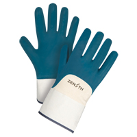 Gants &agrave; poignet de s&eacute;curit&eacute; de poids lourd, 10/T-Grand, R&ecirc;vetement Nitrile, Enveloppe en Coton Checker Industrial Ltd.