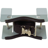 Support d'&eacute;tabli gris pour une bouteille Checker Industrial Ltd.