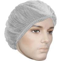 Cova-Cap Pleated Bouffant Cap, Polypropylene, 21", White Checker Industrial Ltd.