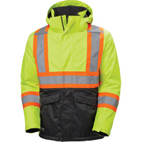 Alta Winter Jacket, Polyester, Black/High Visibility Lime-Yellow, Small Checker Industrial Ltd.