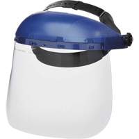 390 Premium Series Single Crown Uncoated Faceshield, Acetate, Ratchet Suspension Checker Industrial Ltd.