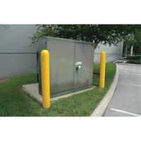 Ultra-Post Protector, 4" dia. x 52" l, Jaune Checker Industrial Ltd.