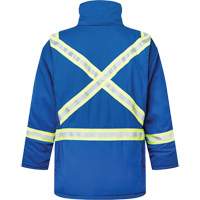 Westex&reg; DH Antistatic 6.5 oz. Flame Resistant Insulated Parka, Small, Royal Blue Checker Industrial Ltd.