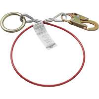 AS-21210-6 6' Cable Anchor with Snap Hook & O-Ring, Sling, Temporary Use Checker Industrial Ltd.
