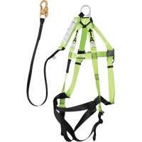 FBH-10000A5440-4 4' Class A Harness & Lanyard with 220 lbs. Capacity, Harness/Lanyard Combo Checker Industrial Ltd.