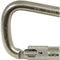 CP-03015-1 Zinc Plated Carabiner with 1" Gate Opening, Steel Checker Industrial Ltd.