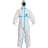 Hooded Coveralls, Small, White, Tyvek&reg; 600 Checker Industrial Ltd.