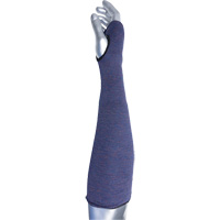 Manchette ASP &agrave; 2 plis avec trou pour pouce ECO Series Kut Gard, Aramide, 14", ASTM ANSI niveau A3, Mauve Checker Industrial Ltd.