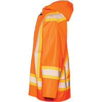 R804 Hurricane Rain Jacket, Small, High Visibility Orange Checker Industrial Ltd.