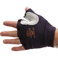 Tool Grip Fingerless Glove with Web Pad - Right, Size X-Small, Suede Palm Checker Industrial Ltd.