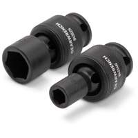 15-Piece 3/8" Drive 6 Point Universal Impact Metric Flex Socket Set Checker Industrial Ltd.