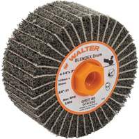 Two-In-One Finishing Drums, 4-1/4" Dia. x 2" W, 5/8"-11 Arbor, 80 Grit Checker Industrial Ltd.