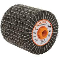 Two-In-One Finishing Drums, 4-1/4" Dia. x 4" W, 5/8"-11 Arbor, 80 Grit Checker Industrial Ltd.