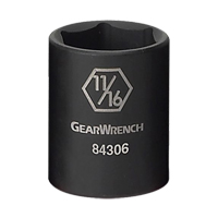 Socket, Impact, 3/4", 3/8" Drive, 6 Points Checker Industrial Ltd.