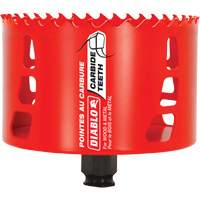 Wood & Metal Hole Saw, 4-1/8", 2-3/8" Depth of Cut, Carbide Checker Industrial Ltd.