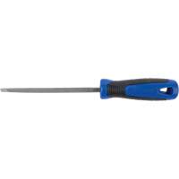 Slim Taper File With Handle, Triangle, 6", Single Checker Industrial Ltd.