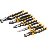 PITBULL Cushion Grip Pliers Set in Foam Storage Tray, 5 Pieces Checker Industrial Ltd.