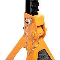 Ratcheting Jack Stand, Locking Pin, 6 tons Capacity, 15-3/4" - 24-1/2" H Checker Industrial Ltd.