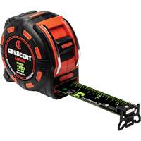 Shockforce NITE EYE Magnetic Tape Measure, 1-1/4" x 25', SAE Graduations Checker Industrial Ltd.