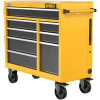 Heavy-Duty Mobile Workstation, 8 Drawers, 40" W x Yellow Checker Industrial Ltd.