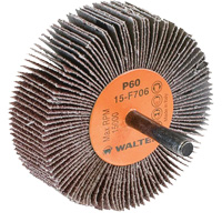 Flap Wheels-Coolcut Flap Wheels, Aluminum Oxide, 60 Grit, 3" x 1" x 1/4" Checker Industrial Ltd.