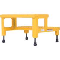 Adjustable Step-Mate Stand, 2 Step(s), 23-13/16" W x 22-7/8" L x 15-1/4" H, 500 lbs. Capacity Checker Industrial Ltd.