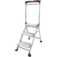 Jumbo Step™ Ladder, 2.2', Aluminum, 375 lbs. Capacity, Type 1AA VD613 | Checker Industrial Ltd.