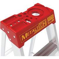 Step Ladder with Paint Tray, 6', Aluminum, 200 lbs. Capacity, Type 3 Checker Industrial Ltd.