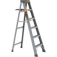 Step Ladder with Paint Tray, 6', Fibreglass, 225 lbs. Capacity, Type 2 Checker Industrial Ltd.