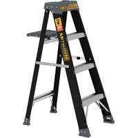 Step Ladder with Paint Tray, 4', Fibreglass, 250 lbs. Capacity, Type 1 Checker Industrial Ltd.