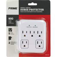 Surge Protector, 5 Outlets, 900 J, 1875 W XJ249 | Checker Industrial Ltd.