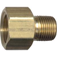 Pipe Adapter, FPT x NPT, 1/4" x 1/8" Dia., Brass YA527 | Checker Industrial Ltd.