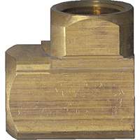 Extruded 90° Elbow Pipe Fitting, FPT, Brass, 1/8" YA811 | Checker Industrial Ltd.