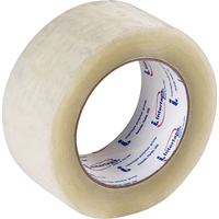 Box Sealing Tape, Hot Melt Adhesive, 1.6 mils, 50 mm (2") x 132 m (433') ZC073 | Checker Industrial Ltd.